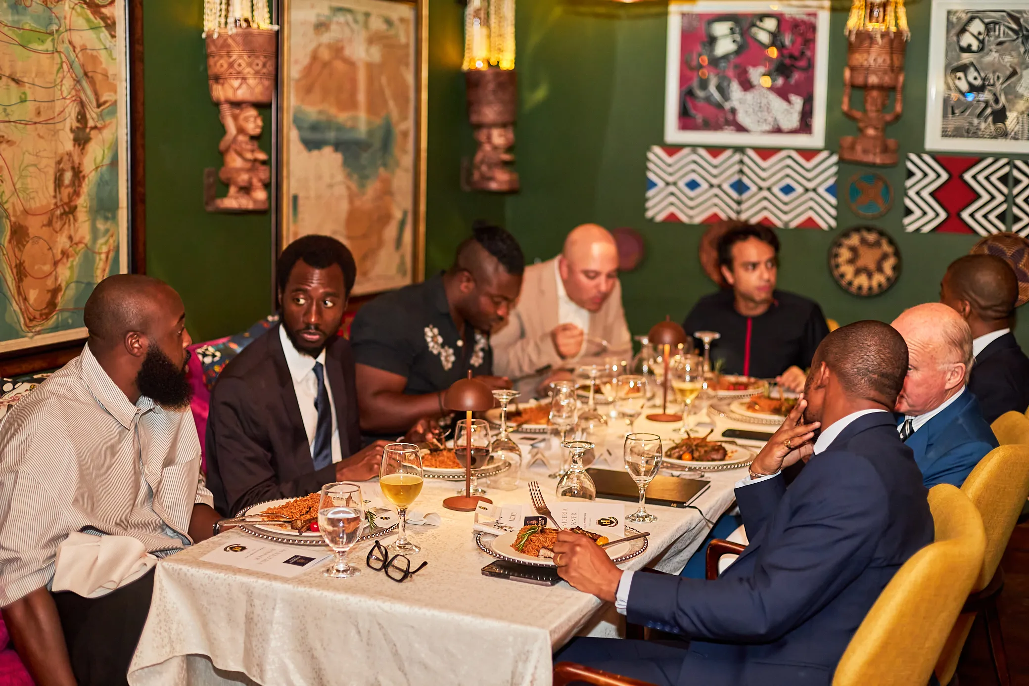 Moments from The Hill Club dinner in Lagos