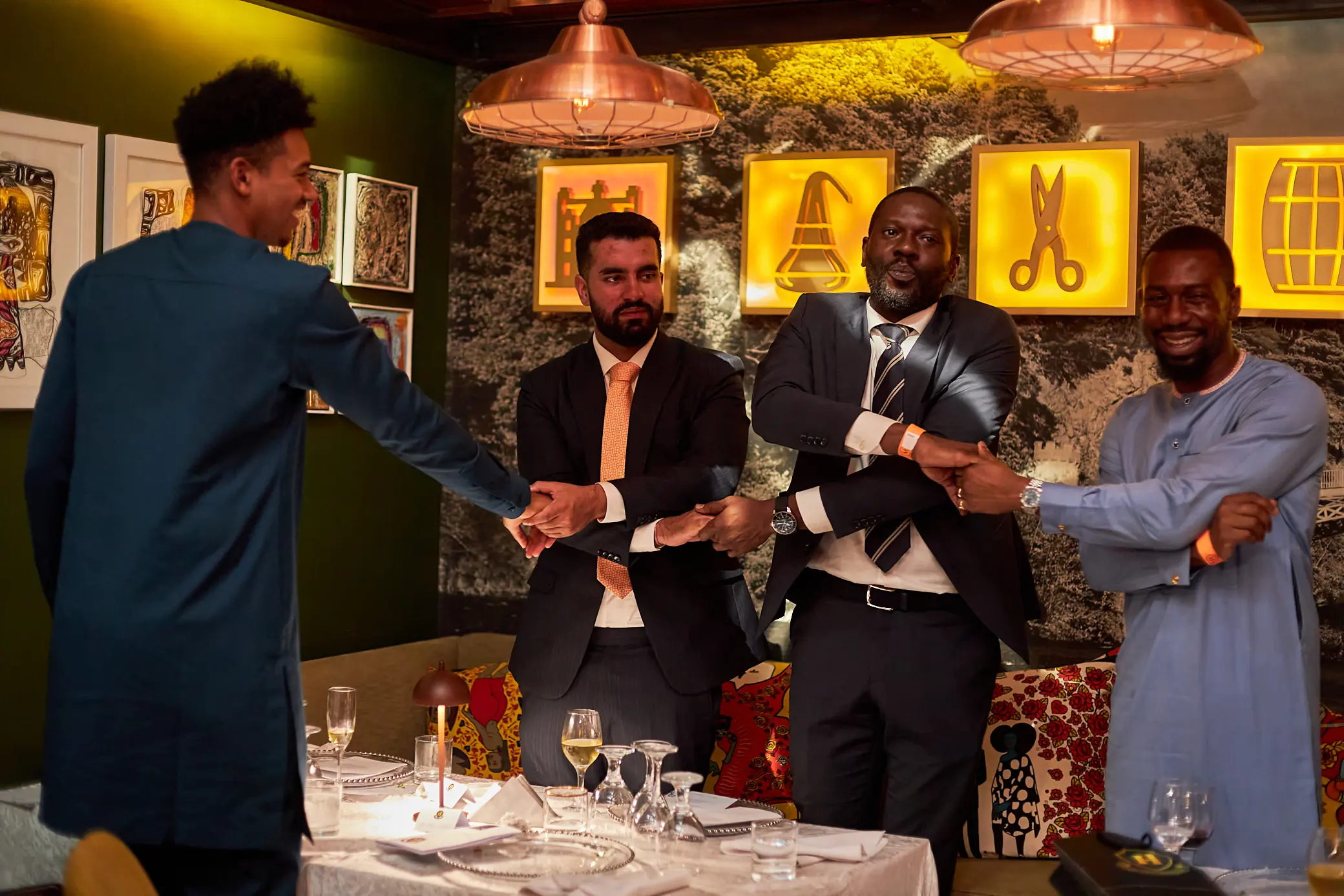 Moments from The Hill Club dinner in Lagos