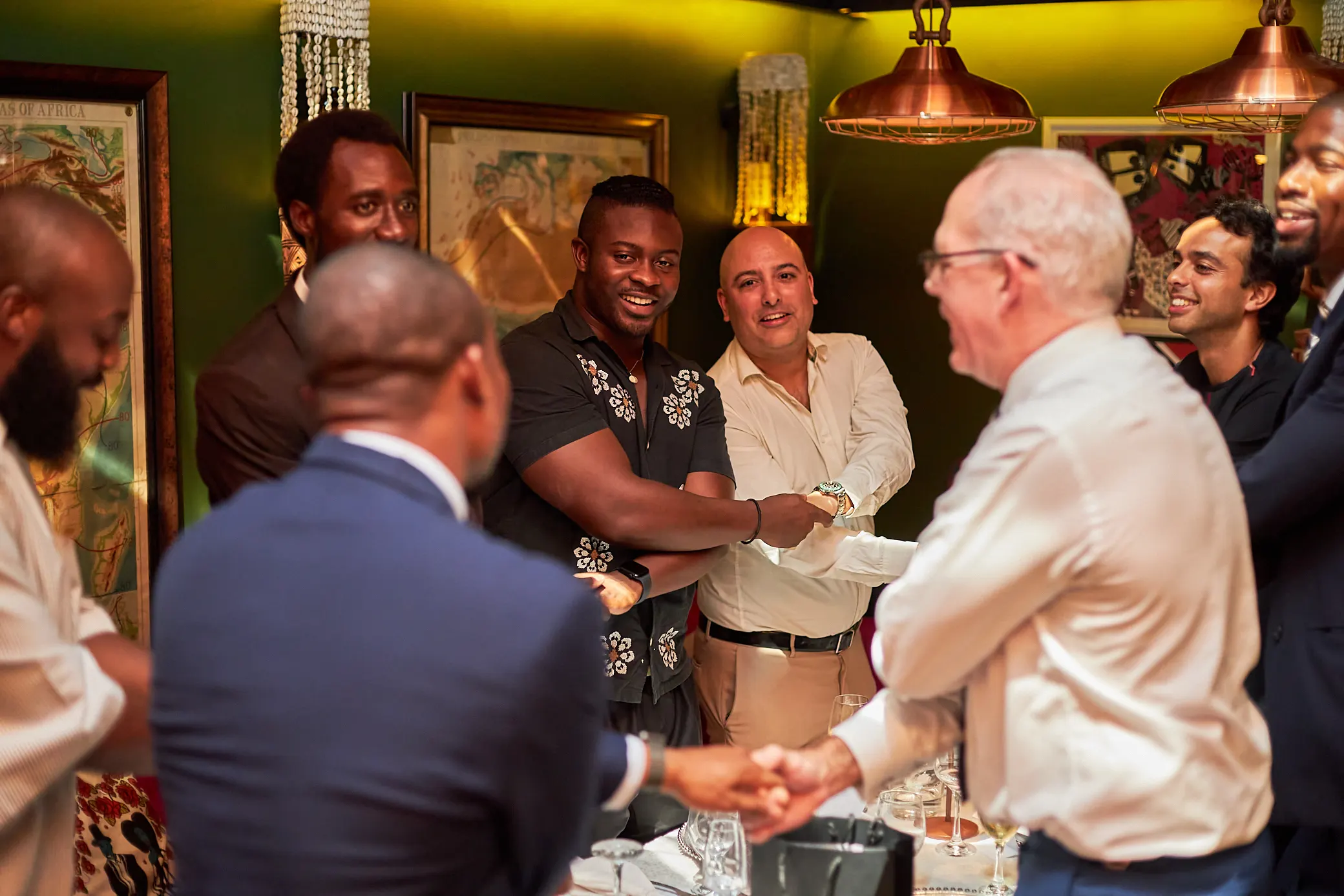 Moments from The Hill Club dinner in Lagos